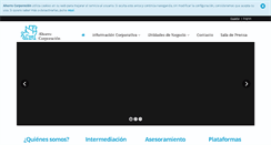 Desktop Screenshot of ahorrocorporacion.com